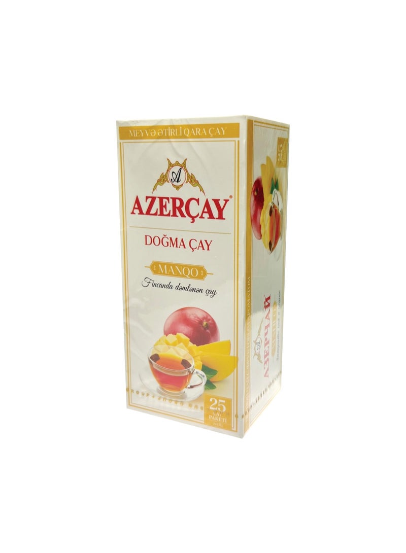AZERCAY Mango Flavored Black Tea - 25 Tea Bags - Image 3